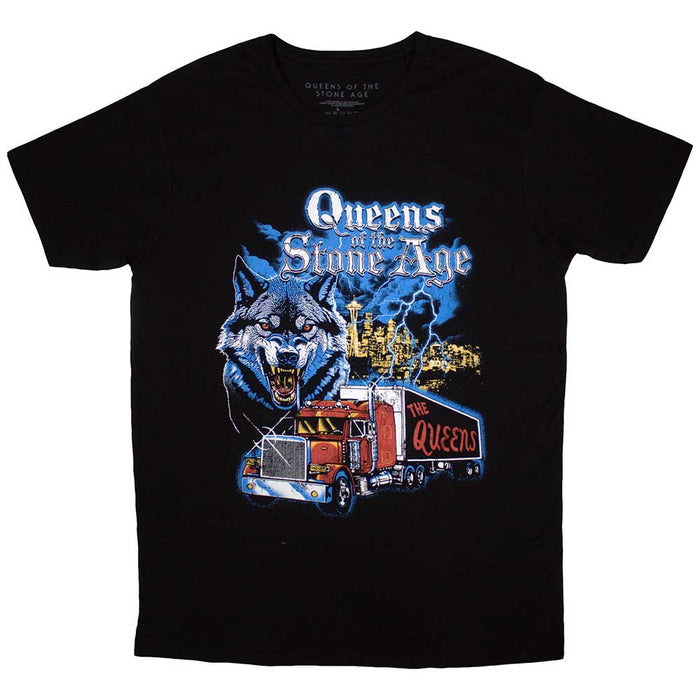 Queens Of The Stone Age Wolf Skyline Black X-Large T-Shirt