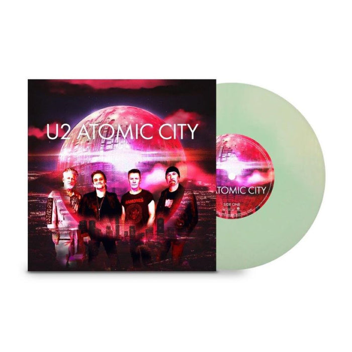 U2 Atomic City Photoluminescent 7" Vinyl Single Transparent Colour 2023