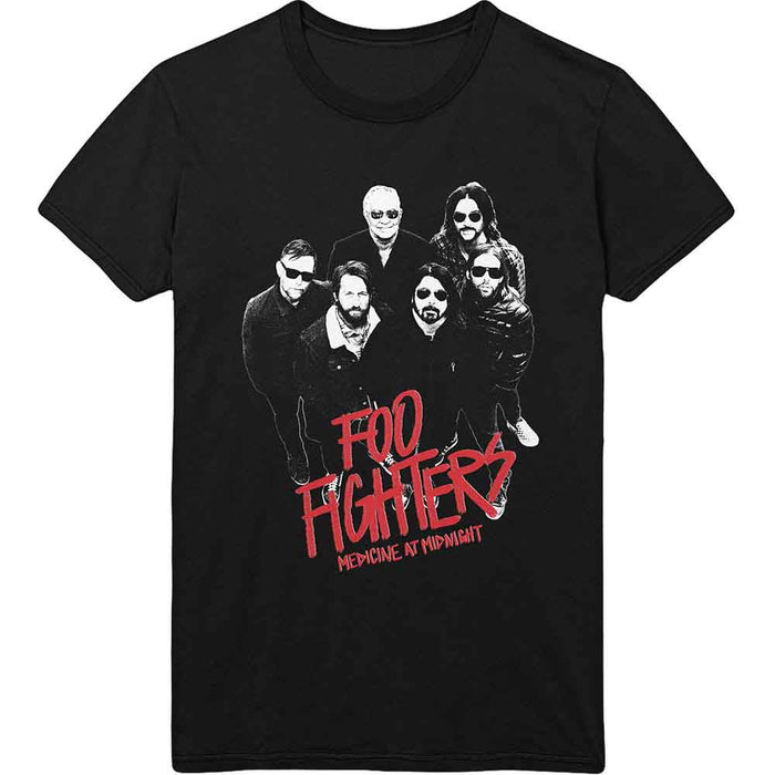 Foo Fighters Medicine At Midnight Photo Black X-Large T-Shirt