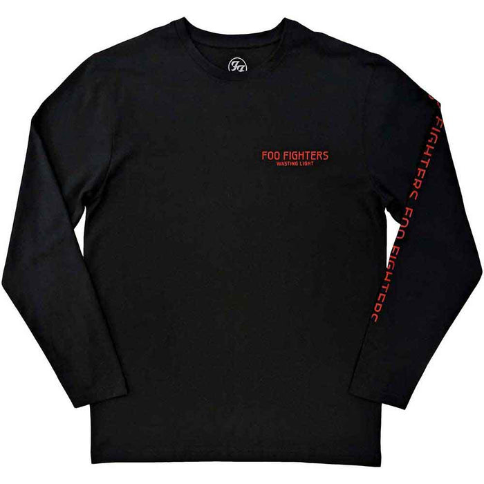 Foo Fighters Wasting Light Black Long Sleeve Medium T-Shirt