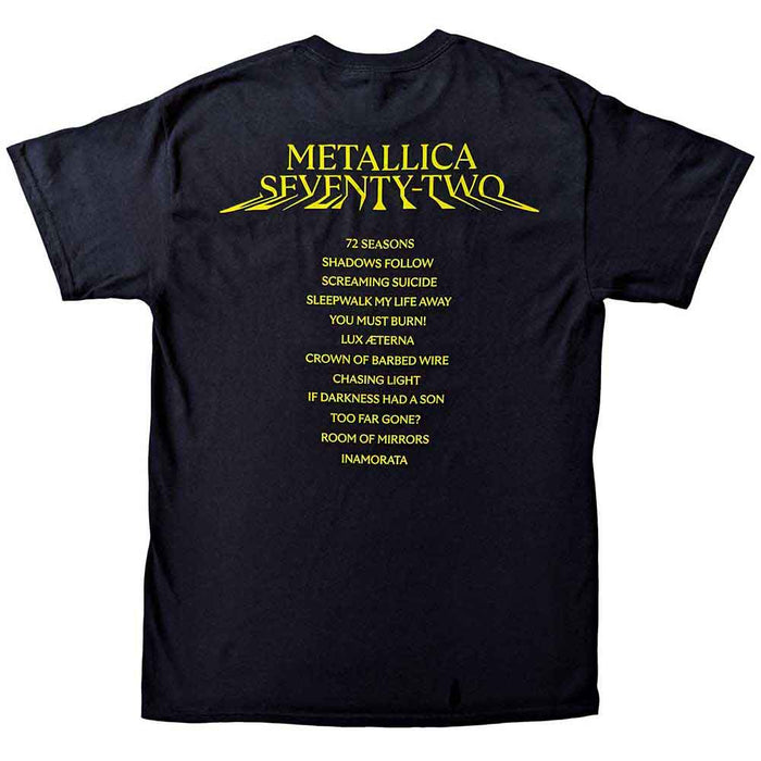 Metallica 72 Seasons Squared Cover Black X-Large T-Shirt