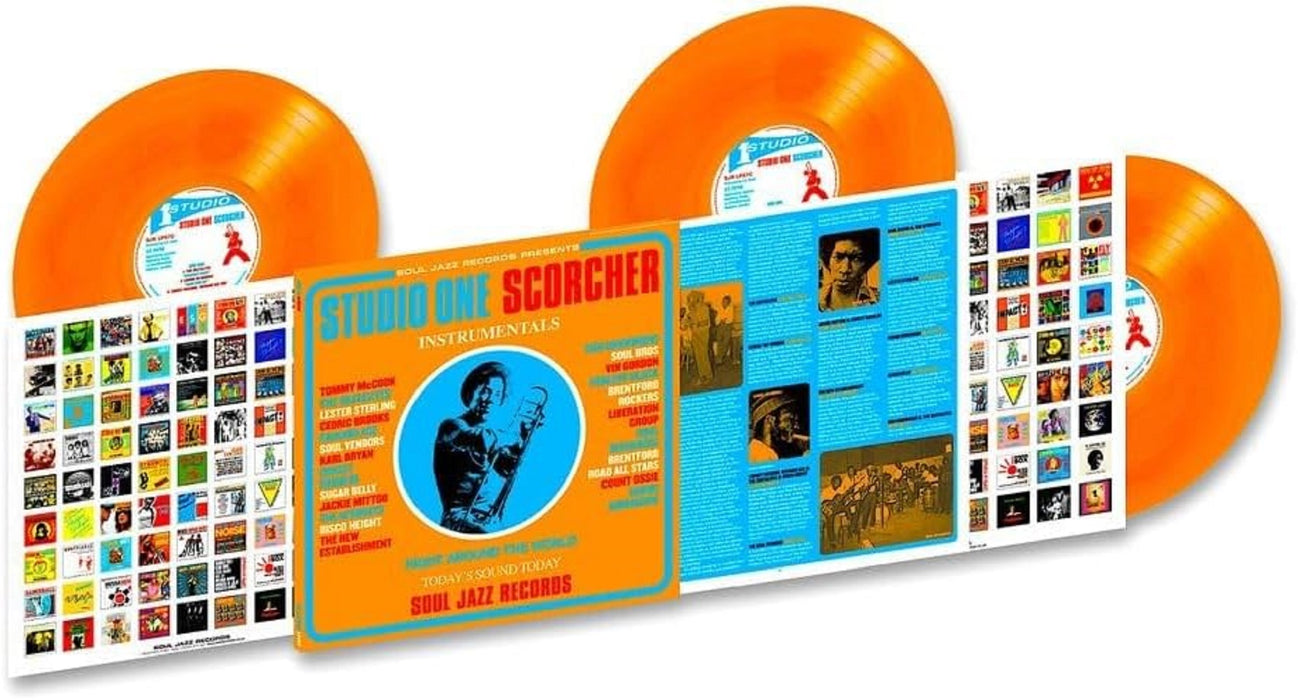 Soul Jazz Records Presents Studio One Scorcher Vinyl LP Transparent Orange Colour 2023