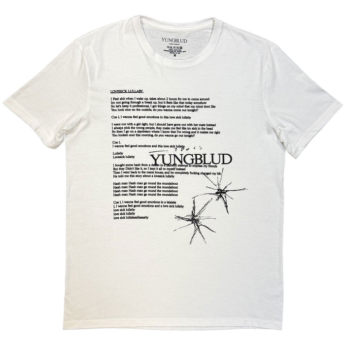 Yungblud Lovesick Lullaby White Small T-Shirt