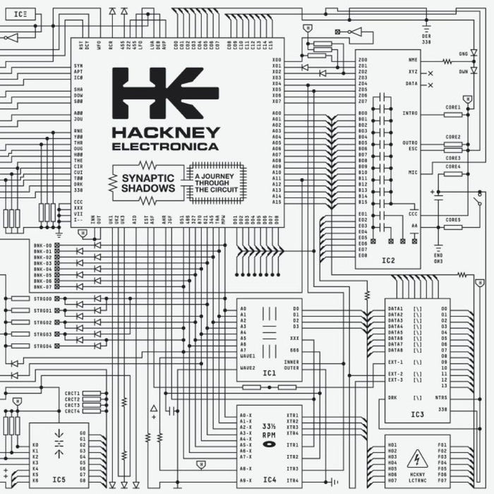 Hackney Electronica Synaptic Shadows Vinyl LP 2025