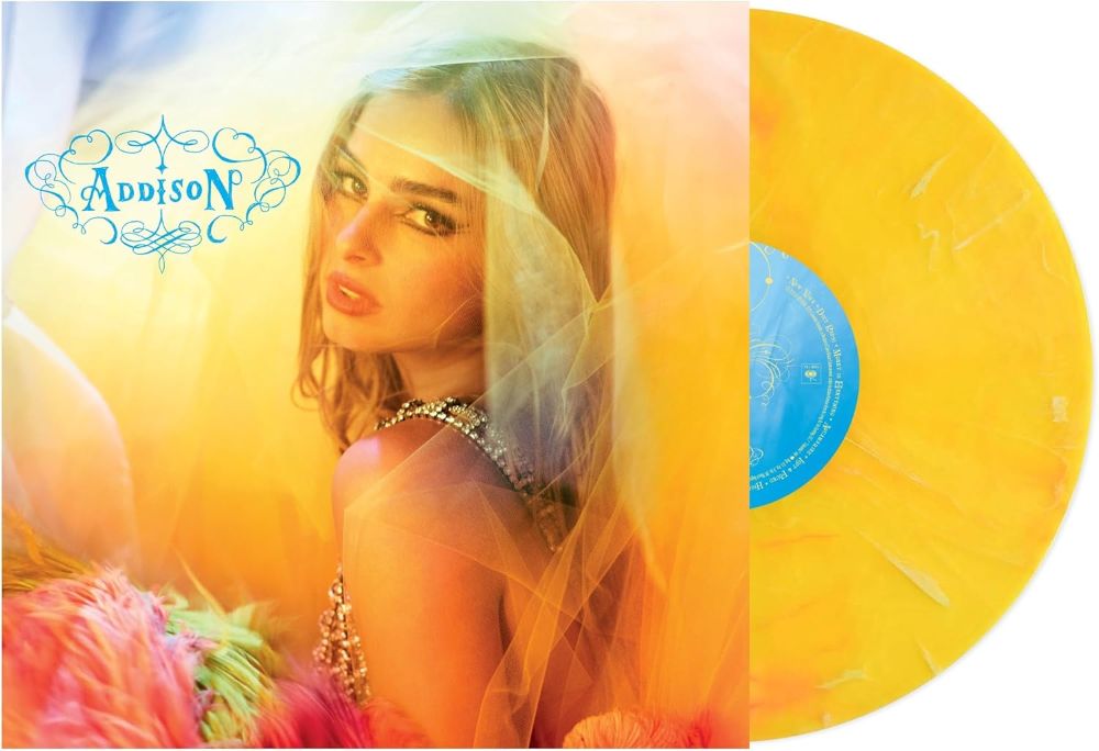 Addison Rae Addison Vinyl LP Yellow Colour 2025