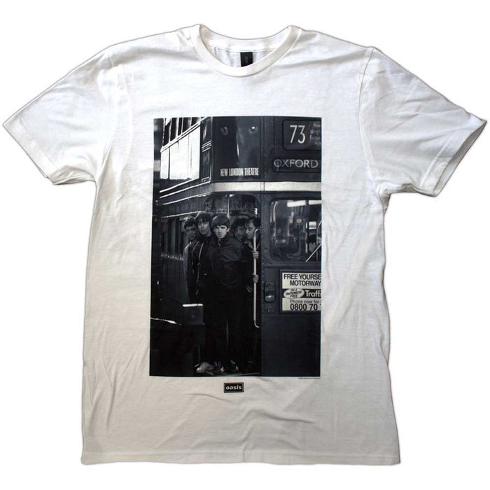 Oasis London Bus Photo White Small T-Shirt