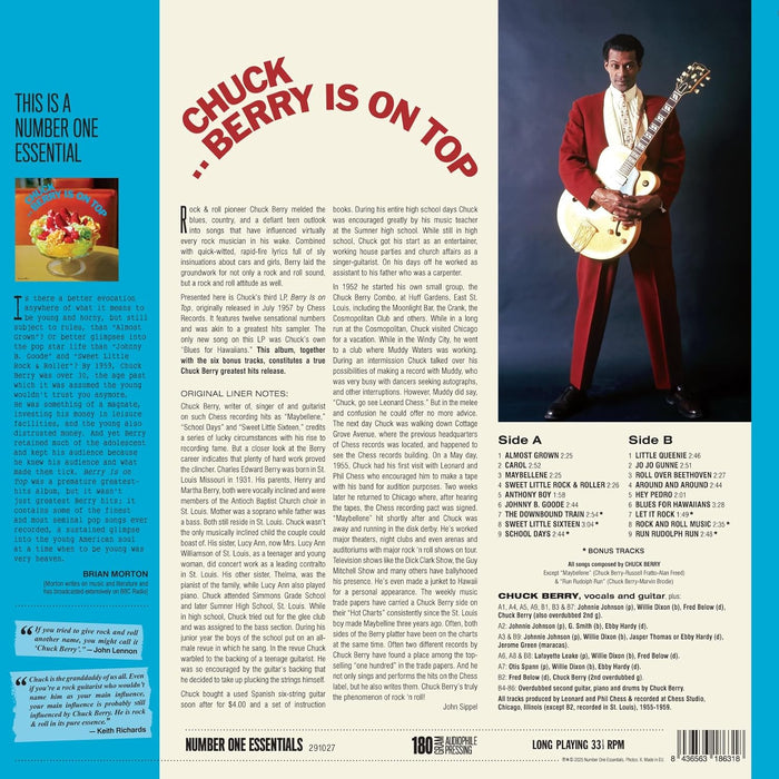 Chuck Berry Berry Is On Top LP 2025