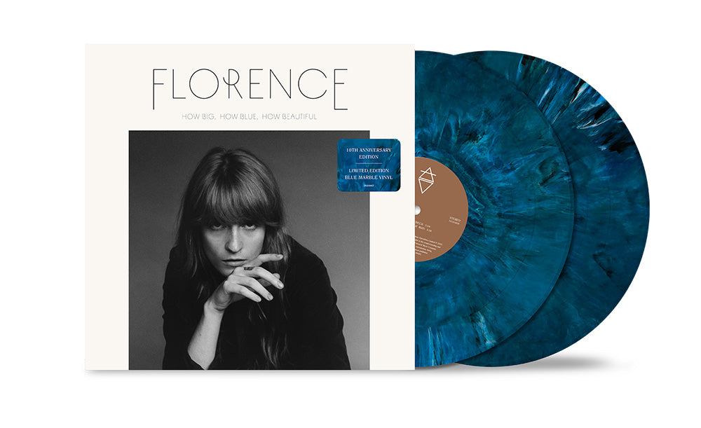 Florence + The Machine How Big, How Blue, How Beautiful Vinyl LP Blue Marble Colour 2025