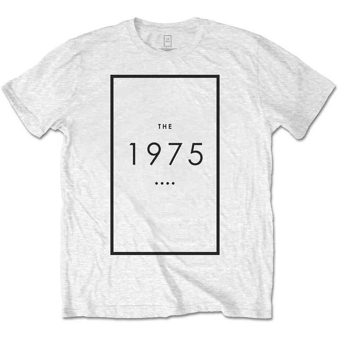 The 1975 Original Logo White Large Unisex T-Shirt