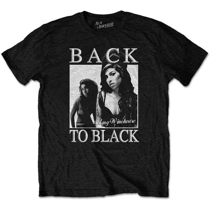 Amy Winehouse Back To Black Black Small T-Shirt