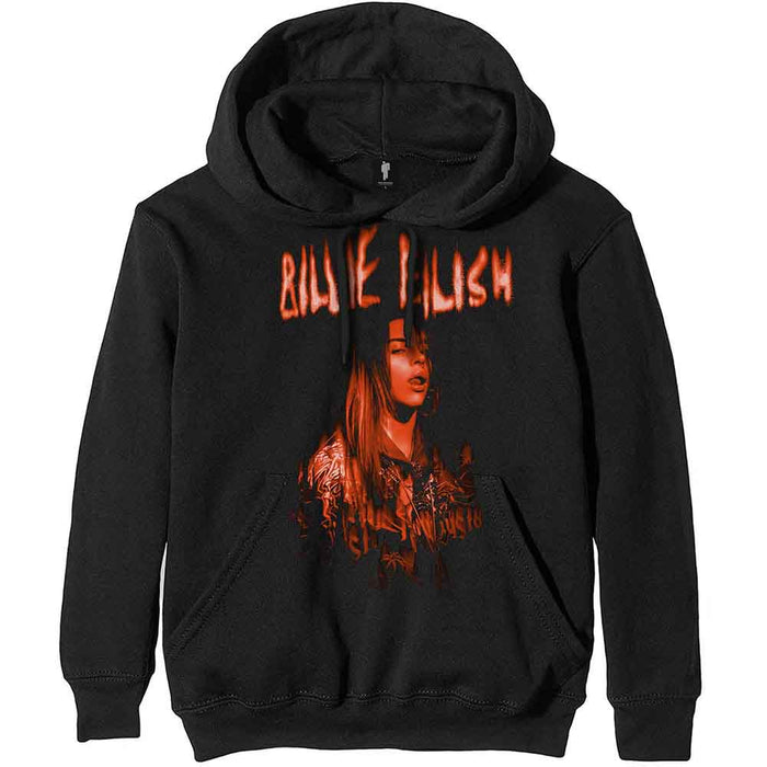 Billie Eilish Spooky Logo Large Hoodie