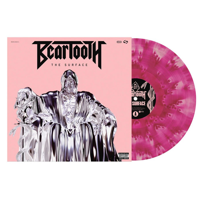 Beartooth The Surface Vinyl LP Ultraclear w/Pink Cloudy Effect Colour 2023