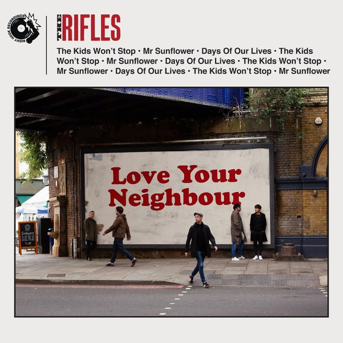 The Rifles Love Your Neighbour Vinyl LP Assai Exclusive Blue Colour Due Out 26/04/24
