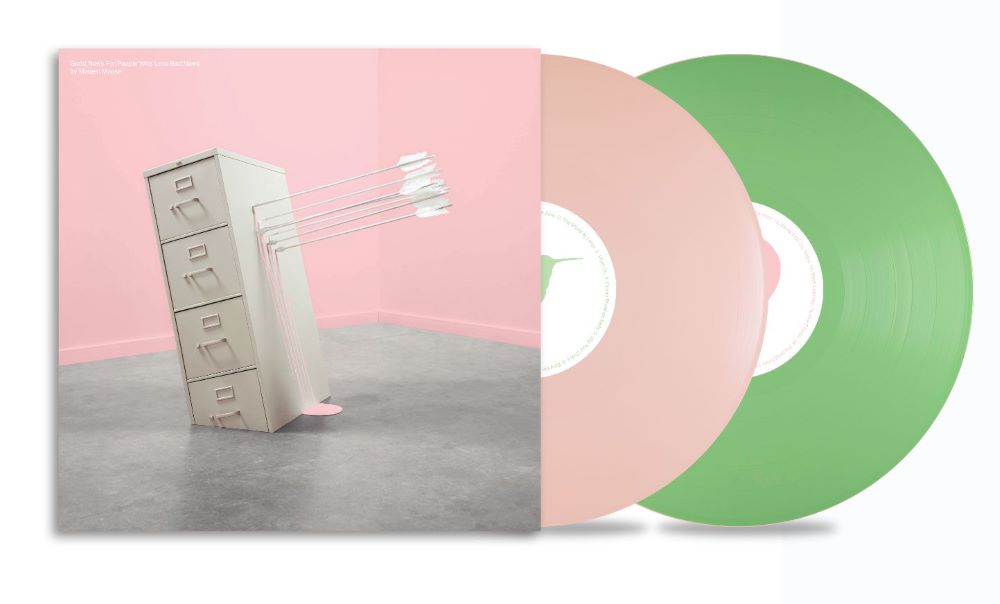 Modest Mouse Good News For People Who Love Bad News Vinyl LP Baby Pink & Spring Green Colour Due Out 17/05/24