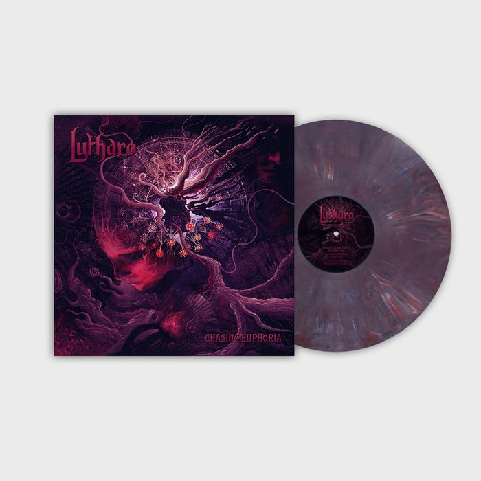 Lutharo Chasing Euphoria Vinyl LP Red Transparent, Blue & White Marbled Colour 2024