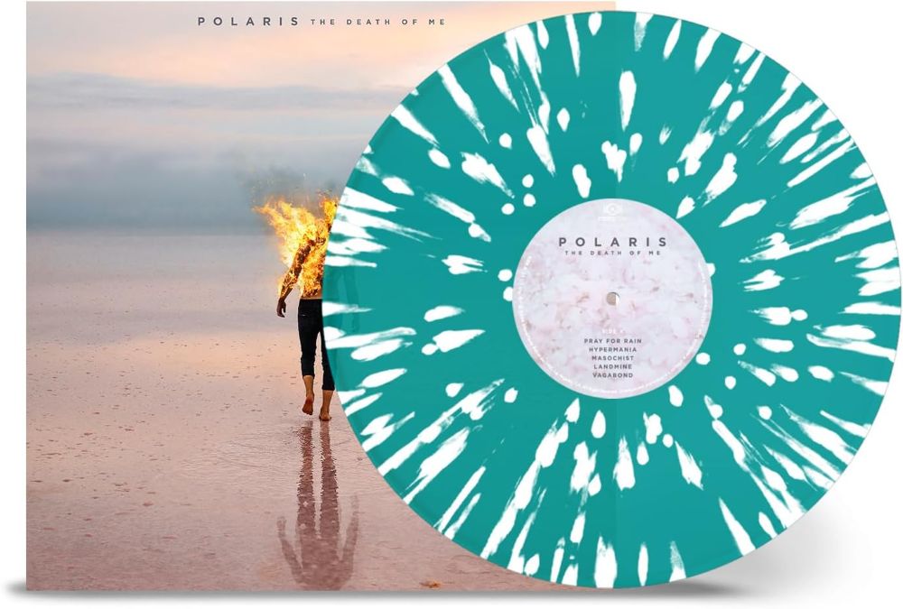 Polaris The Death Of Me Vinyl LP Transparent turquoise with white splatter Colour 2025