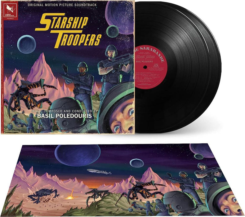 Basil Poledouris Starship Troopers Soundtrack Vinyl LP Deluxe + Poster 2023