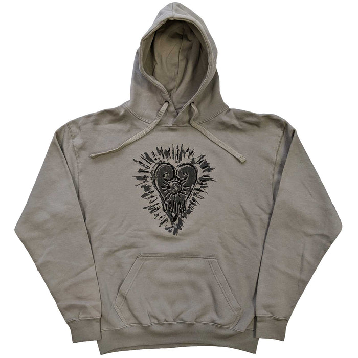 Gojira Fortitude Heart Sand Colour Medium Unisex Hoodie