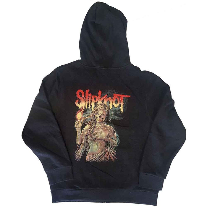 Slipknot Burn Me Away Dark Grey Small Zipped Hoodie