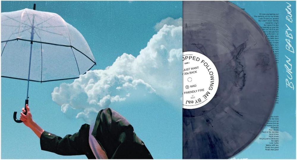 eaJ when the rain stopped following me Vinyl EP Denim Blue Colour 2025