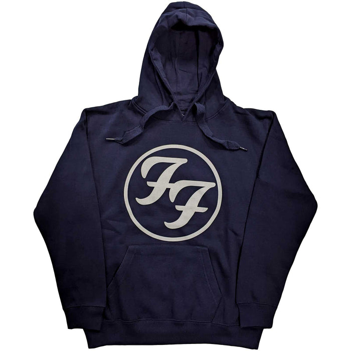 Foo Fighters Logo Navy Blue Small Hoodie