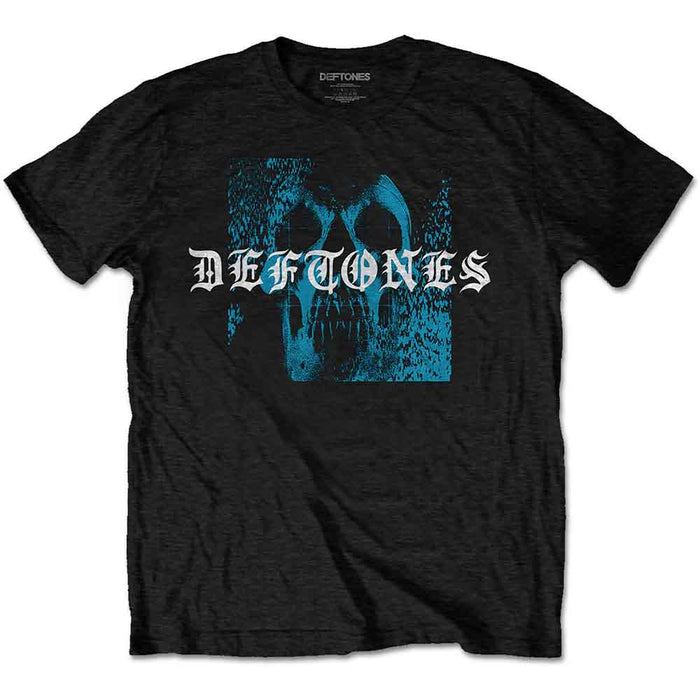 Deftones Static Skull Black Large Unisex T-Shirt