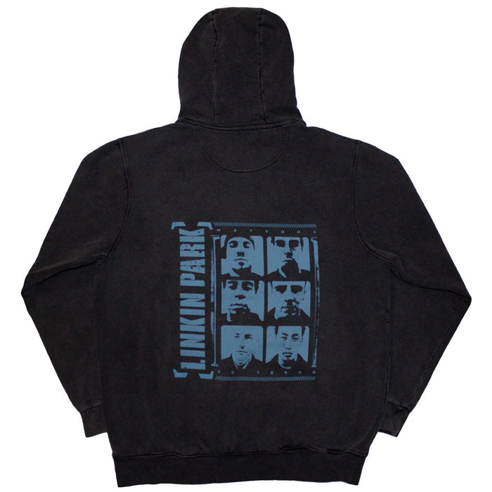 Linkin Park Meteora Portraits Stone Wash Charcoal Grey X-Large Hoodie