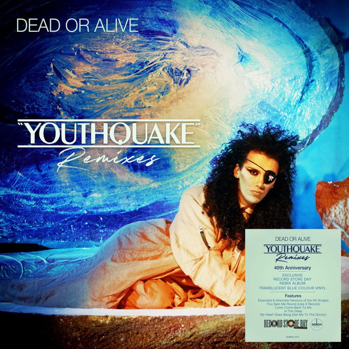 Dead Or Alive Youthquake Remixes Vinyl LP Translucent Blue Colour RSD 2025