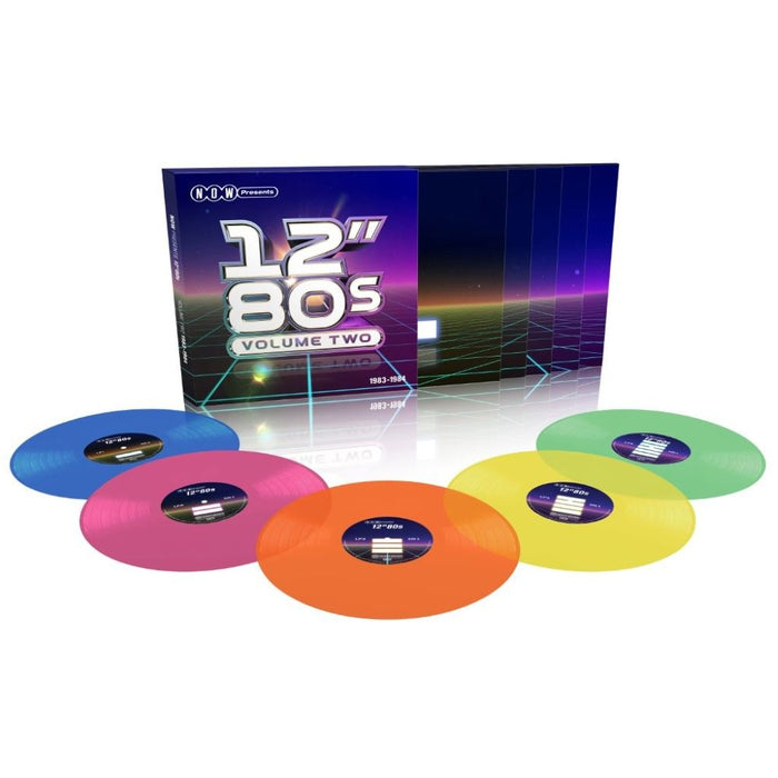 Now Presents... 12" 80S: Volume Two: 1983-1984 Vinyl LP Box Set Blue, Hot Pink, Orange, Yellow & Green 2025