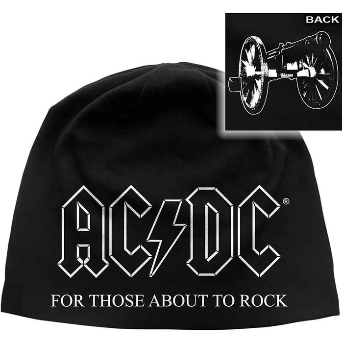 AC/DC For Those About To Rock Black Beanie Hat