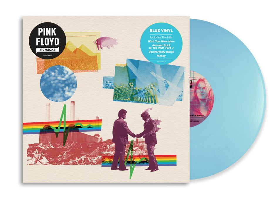 Pink Floyd 8-Tracks Vinyl LP Blue Colour