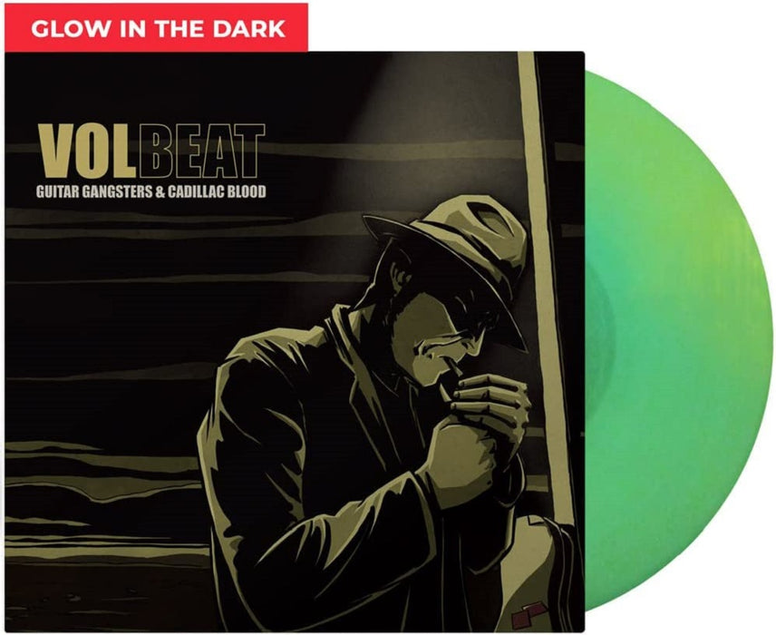 Volbeat Guitar Gangsters & Cadillac Blood Vinyl LP Glow In the Dark Green Colour 2023