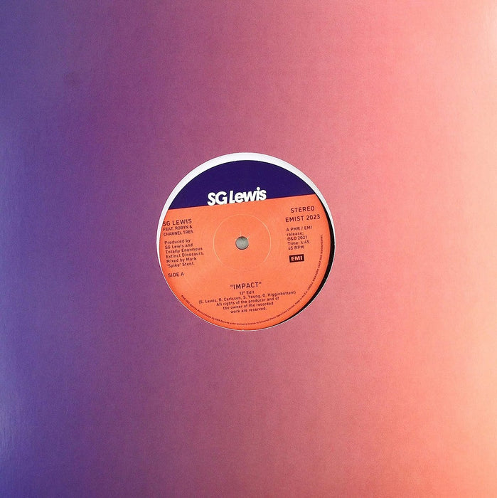 SG Lewis Robyn Channel Tres Impact 12" Vinyl Single 2021