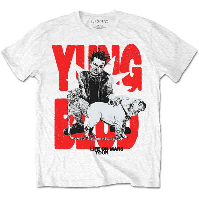 Yungblud Life on Mars Tour White Medium T-Shirt