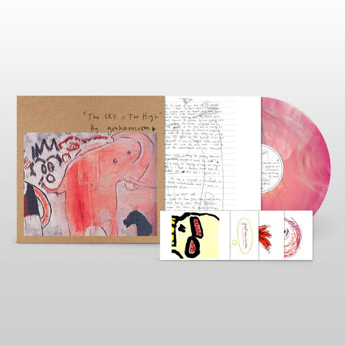 Graham Coxon The Sky Is Too High Vinyl LP Indies Pink Marble Colour LP + Four A6 postcards Due Out 19/06/26