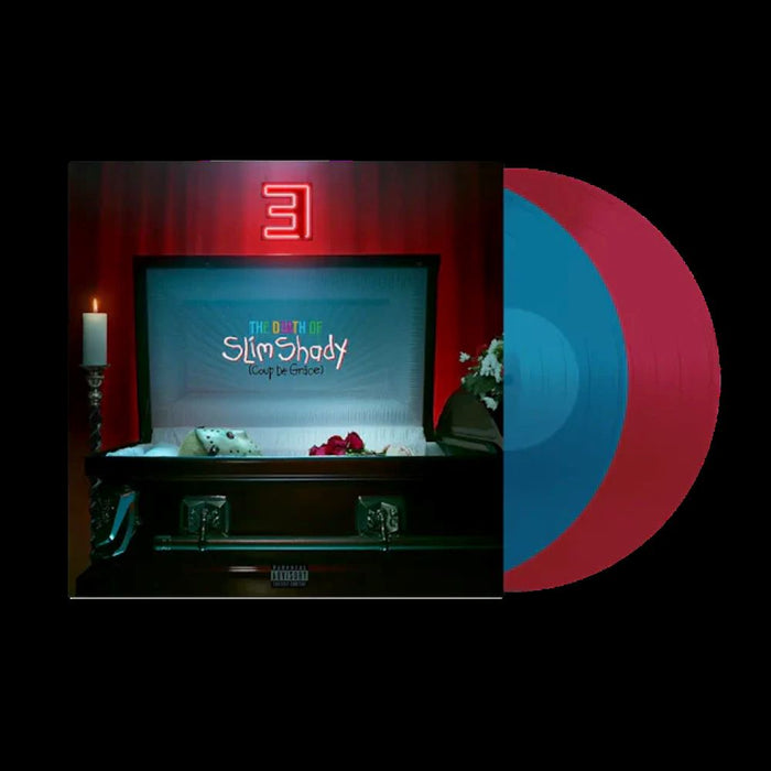 Eminem The Death Of Slim Shady (Coup De Grâce) Vinyl LP Sea Blue & Ruby Red Translucent Colour 2024