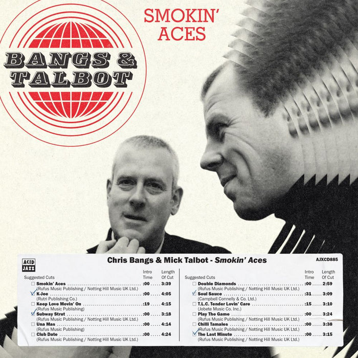 Bangs & Talbot Smokin' Aces Vinyl LP Due Out 23/01/26
