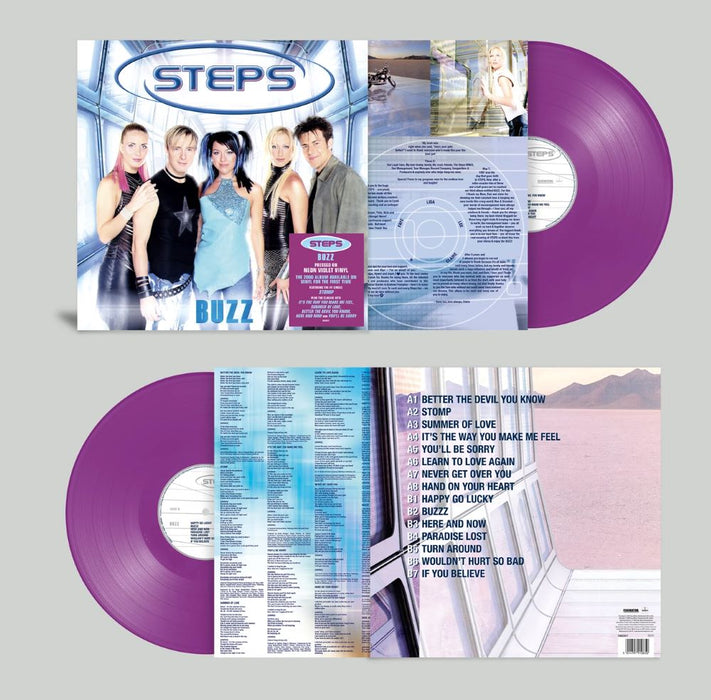 Steps Buzz Vinyl LP Neon Violet Colour 2024