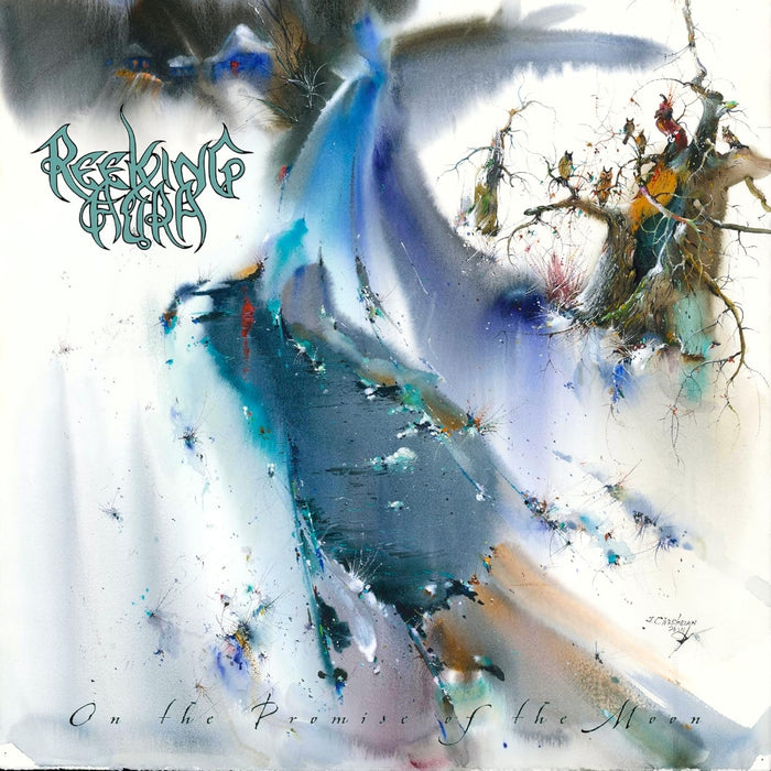 Reeking Aura On The Promise of the Moon Vinyl LP Serenity Blue & White Marbled Colour 2026