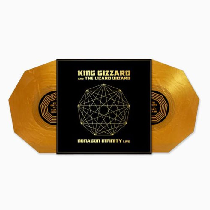 King Gizzard And The Lizard Wizard Nonagon Infinity Live Vinyl LP Gold Colour 2024