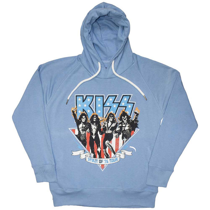 KISS Americana Light Blue Small Hoodie