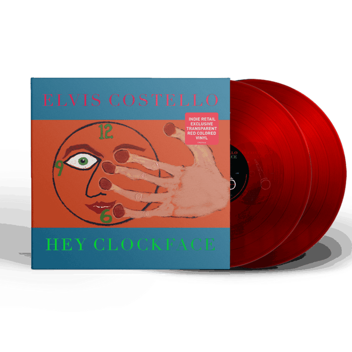 Elvis Costello Hey Clockface Vinyl LP Indies Red Colour 2020