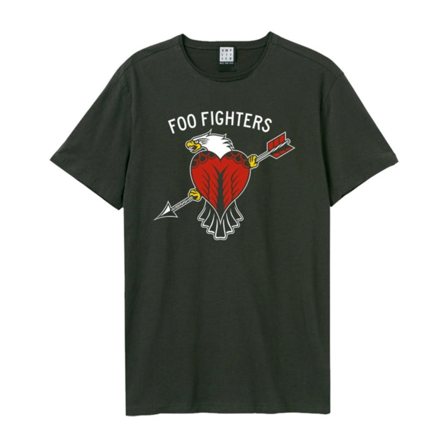 Foo Fighters Eagle Tattoo Amplified Charcoal Small Unisex T-Shirt