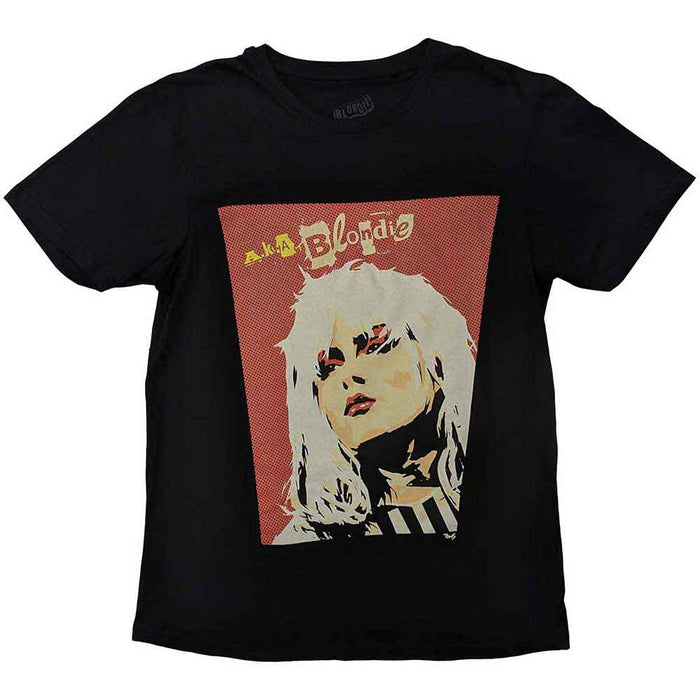 Blondie AKA Pop Art Black Large T-Shirt