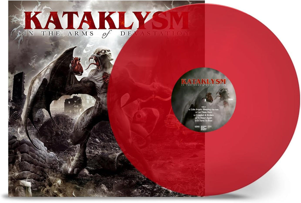 Kataklysm In The Arms Of Devastation Vinyl LP Transparent Red Colour Due Out 06/12/24