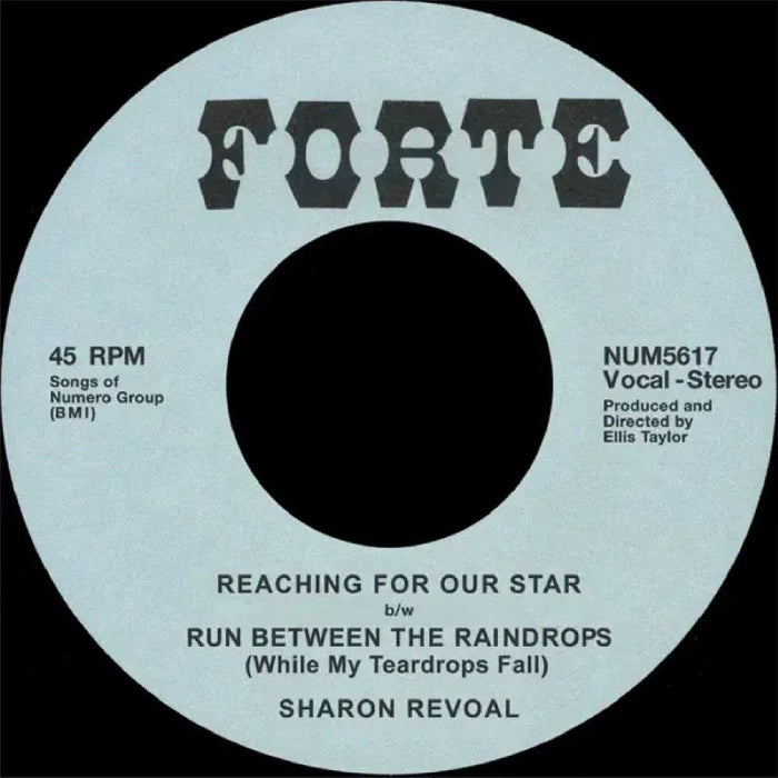 Sharon Revoal Reaching For Our Star / Run Between The Raindrops (While My Teardrops Fall) 7" Vinyl Single 2024