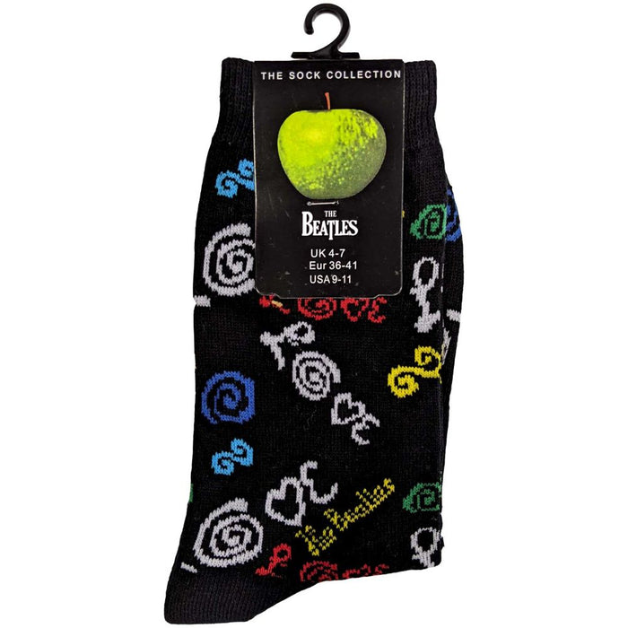 The Beatles Ladies Ankle Socks: Love (Uk Size 4 - 7)