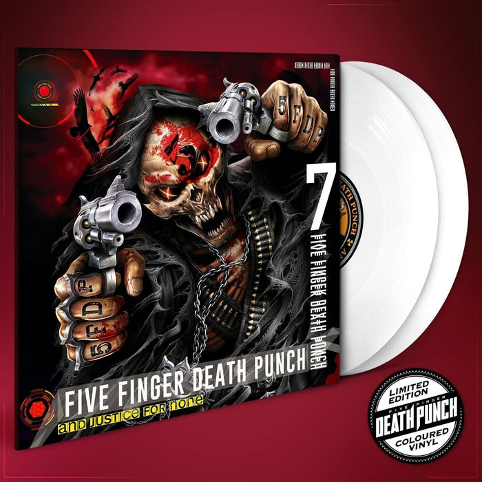 Five Finger Death Punch And Justice For None Vinyl LP White 2023