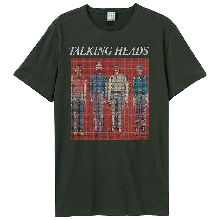 Talking Heads Buildings And Food Amplified Charcoal Large Unisex T-Shirt