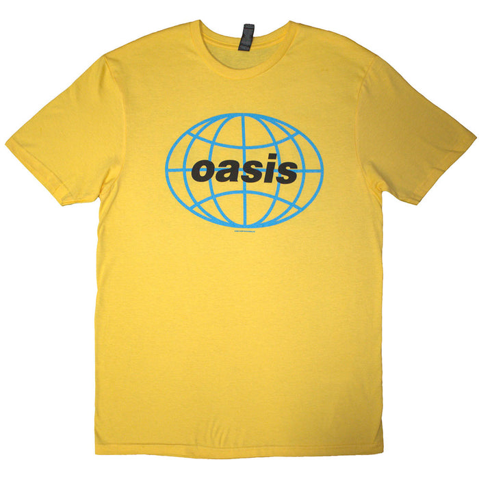 Oasis 1998 World Tour South America Yellow Small T-Shirt